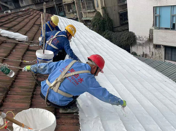 中科院成都分院70栋屋顶修防水缮工程